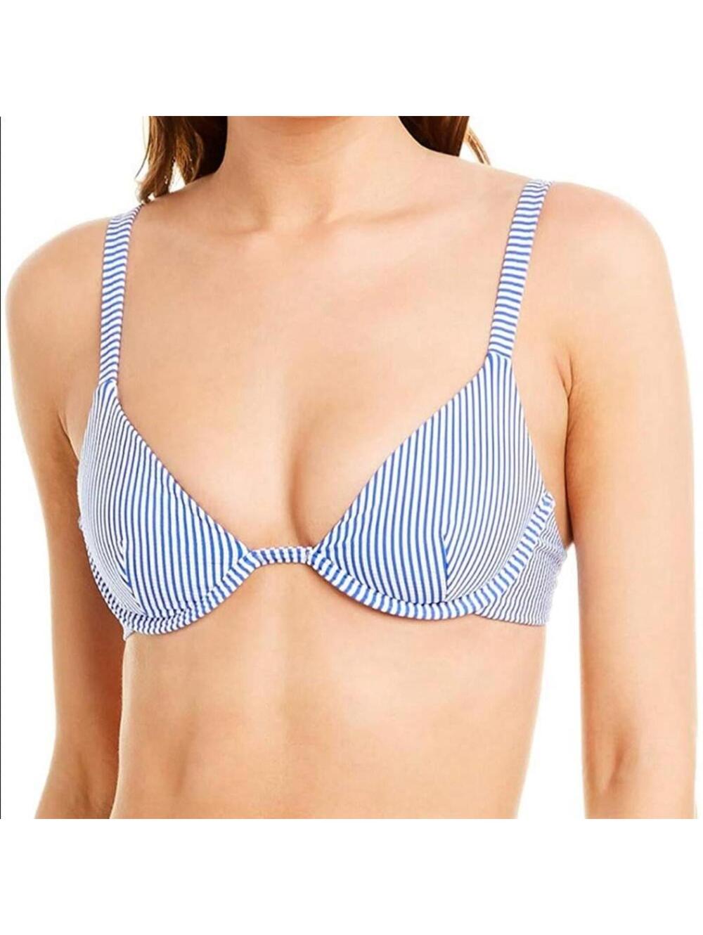 Onia Anna Bikini Top in Dazzling Blue